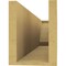 Ekena Millwork 6in. W x 8in. H x 32in. L Burlington Woodgrain TimberThane Rafter Tail, Primed Tan RFTUR06X08X32BURRCPR - alternate 2